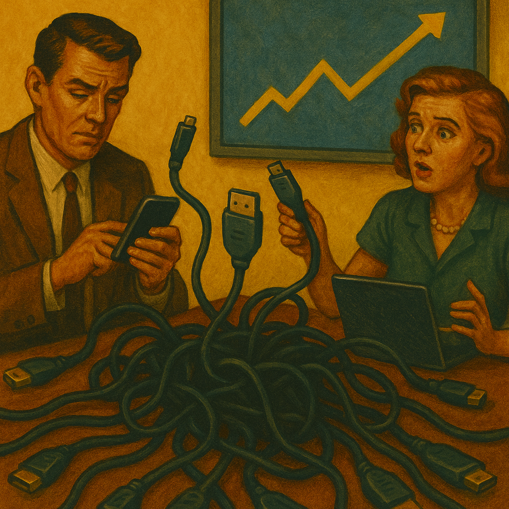 Cablegeddon: From Tangled Cords to a Universal Standard